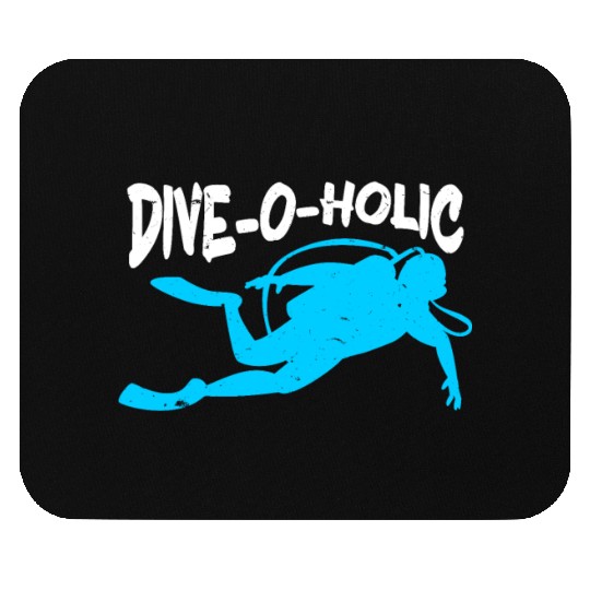 Scuba Diving Diver Mouse Pads