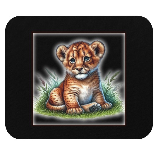 Cute baby animals Mouse Pads