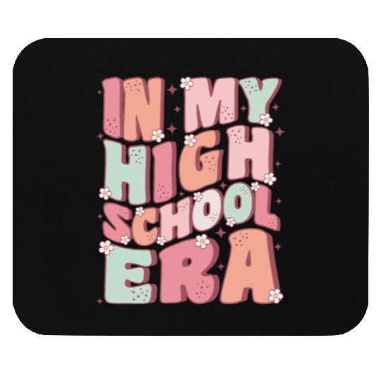 In My High School Era Cute Groovy Back to School Mouse Pads