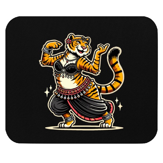 Tribal Fusion Rhythmic Dance Art For Belly Dance Mouse Pads