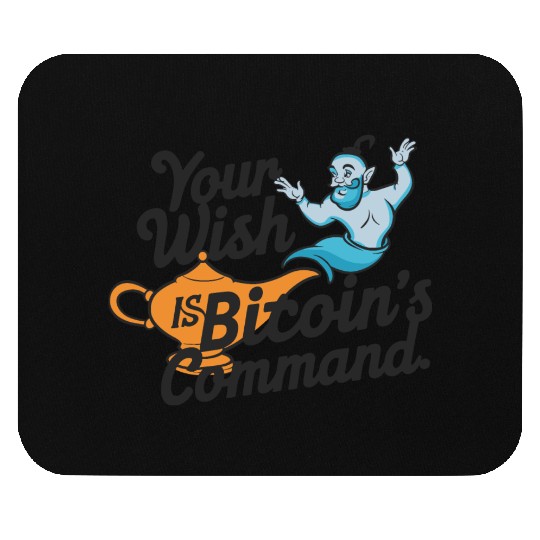 Bitcoin Genie - Your Wish is Bitcoin's Command Mouse Pads