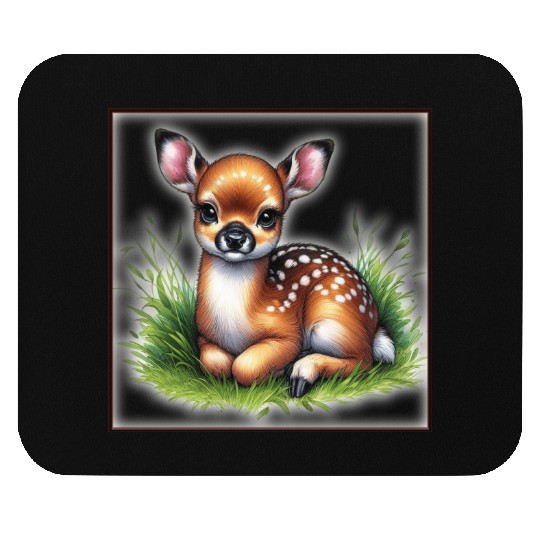 Cute baby animals Mouse Pads