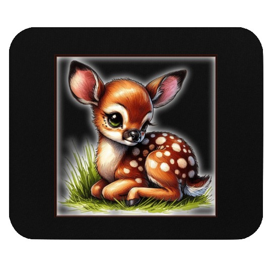 Cute baby animals Mouse Pads