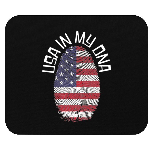 USA in my DNA - Love America Mouse Pads