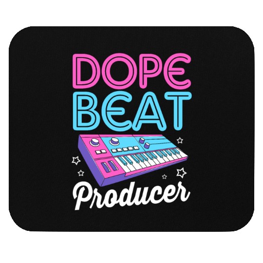 80s Beat Maker Dope Beat Analog Music Producer Mouse Pads