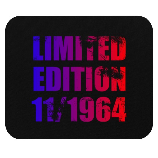 60th birthday Limited Edition 11/1964 Mouse Pads