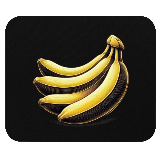Banana food art bananas design 2 Mouse Pads