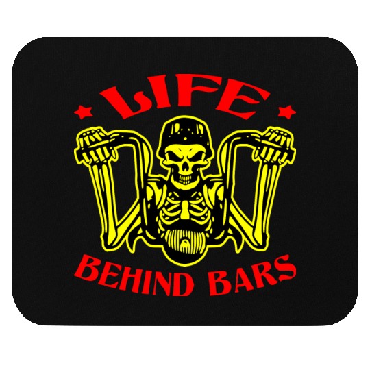 Life Behind Bars Biker LIKE US ON FACEBOOK #USAP Mouse Pads