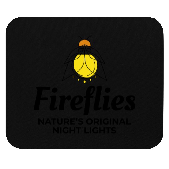 Fireflies Firefly Lightning Bug Insect Collector Mouse Pads