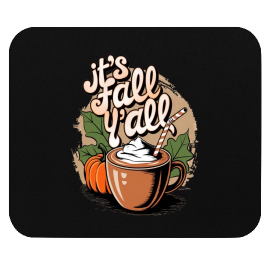 Pumpkin spice latte Mouse Pads