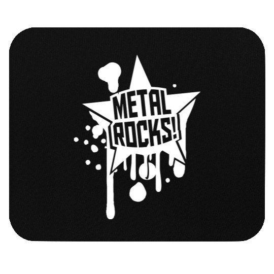 Heavy Metal Rocks Hard Rock Music Graffiti Star Mouse Pads