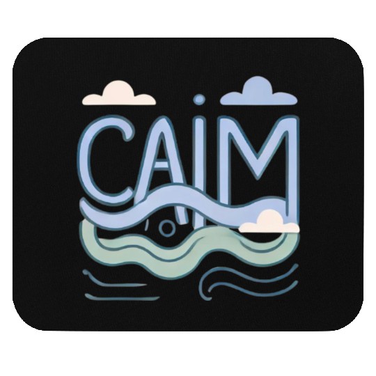Calm: Peaceful and Minimalist Design Mouse Pads