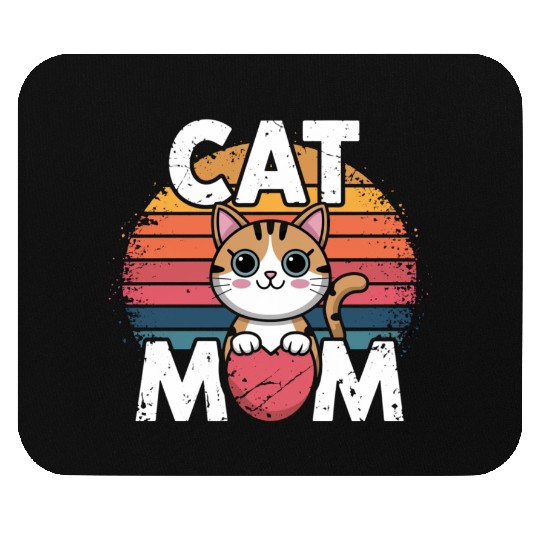 Cat Mom Mouse Pads