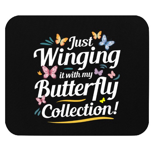 Butterfly Butterflies Insect Collector Entomology Mouse Pads