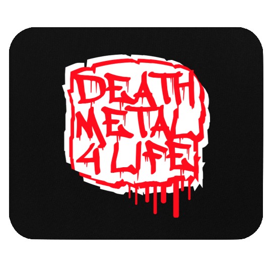 Heavy death metal 4 life hard rock music graffiti Mouse Pads