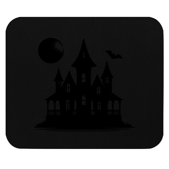 Full Moon Halloween Midnight Children's Haunted Mouse Pads