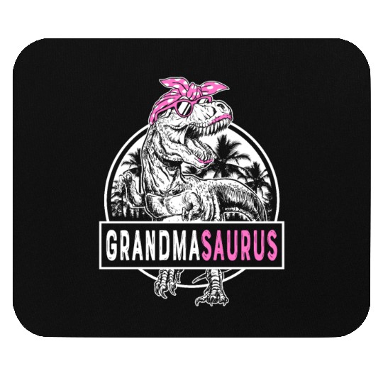 Grandmasaurus Fun Grandmasaurus Mother's Day 1BK8 Mouse Pads