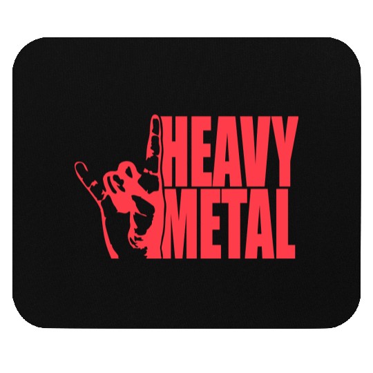Heavy Metal Fun Hard Rock Music Horns Hand Gesture Mouse Pads