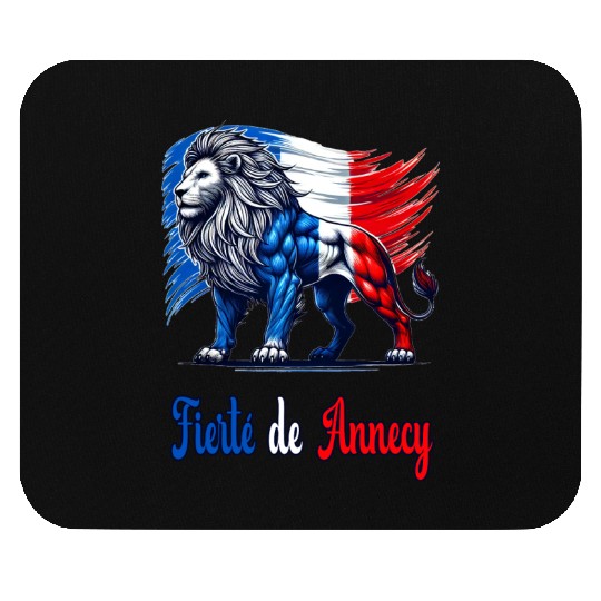 The proud Annecy flag design Mouse Pads