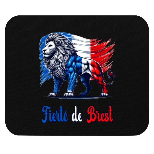 The proud Brest flag design Mouse Pads