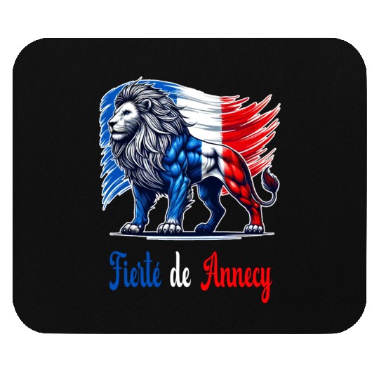 The proud Annecy flag design Mouse Pads