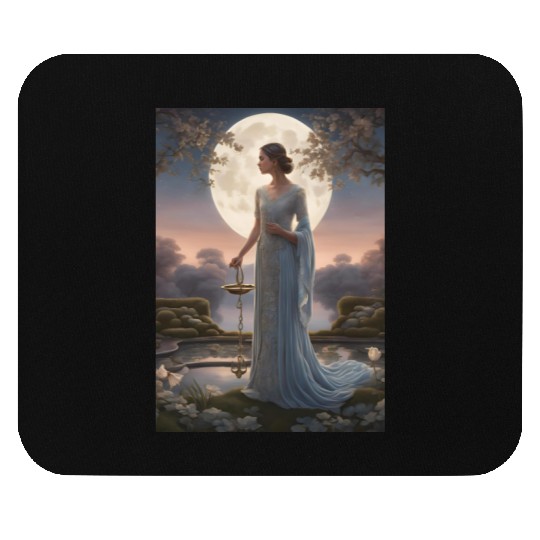 Libra Elegance: Symbol of Balance and Harmony Mouse Pads