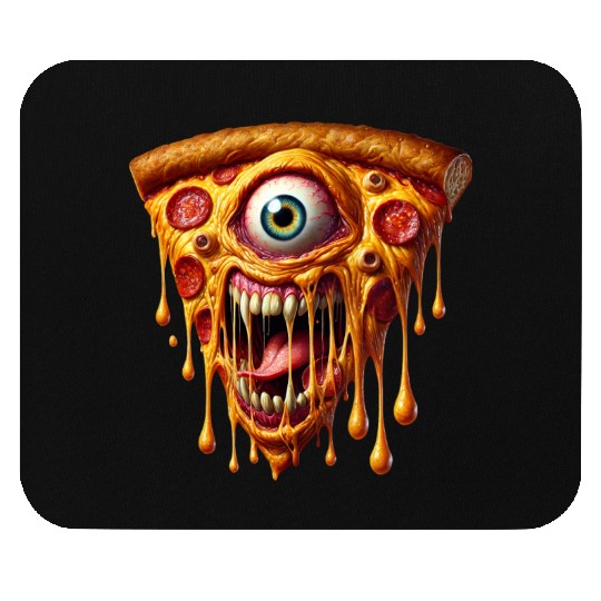 Terrifying Monster Pizza Slice | Hyper-Realistic Mouse Pads