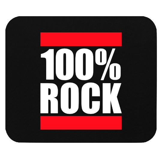 100 % Percent Rock Heavy Metal Music Text Logo Mouse Pads