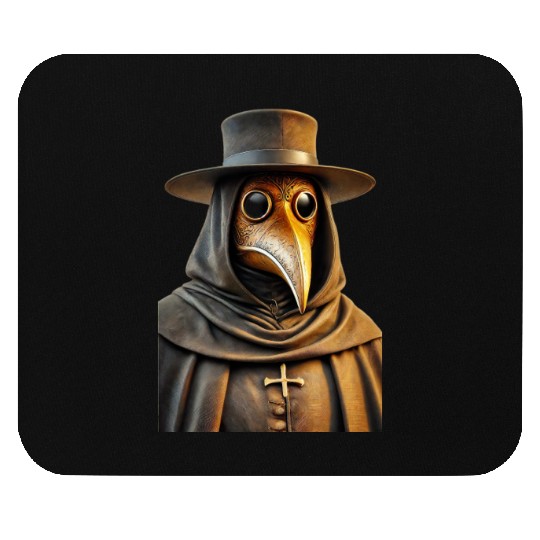 Golden Plague Doctor Mouse Pads
