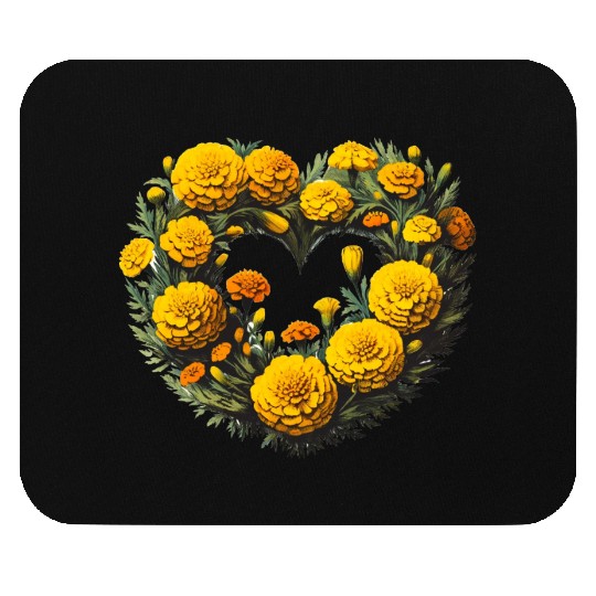 Marigold Flowers Mouse Pads