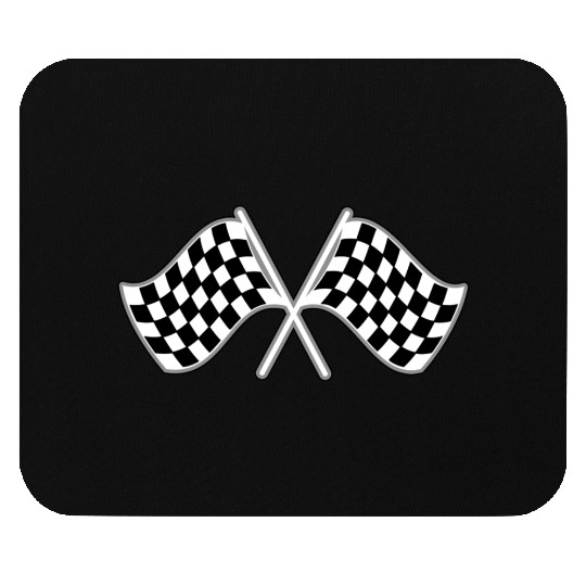 race flag finish line Mouse Pads