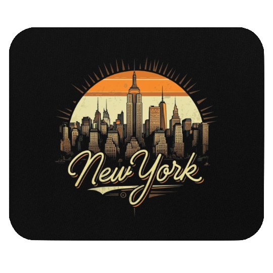 New York Skyline - Iconic Cityscape Beauty Mouse Pads