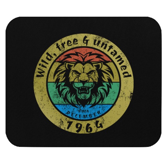 60th birthday Wild, free & untamed since 12/1964 Mouse Pads