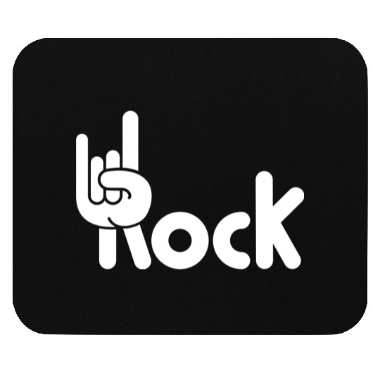 Heavy Metal Fun Hard Rock Music Horns Hand Gesture Mouse Pads