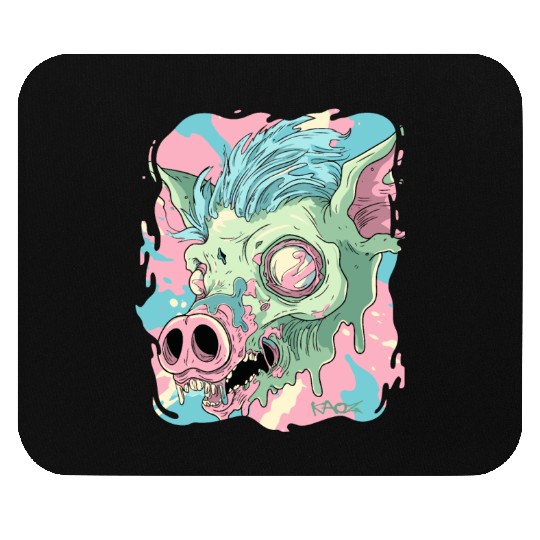 Psychedelic Dreams Pig Mouse Pads