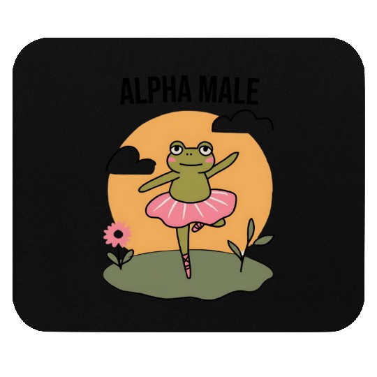 Ballet Frog Alpha Male Mouse Pads