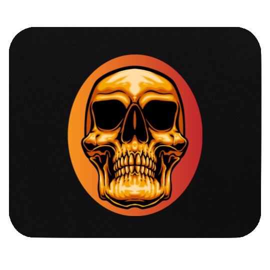 Halloween skull Novelty Skull Graphic design Mouse Pads
