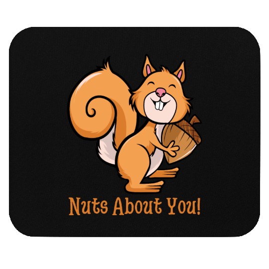 Surprised Squirrel Mouse Pads