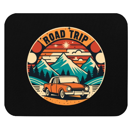 road trip lover Mouse Pads