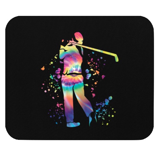 Golfer Colorsplash Kids Miniature Golf Mouse Pads