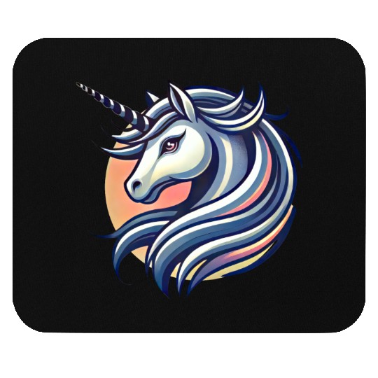 Modern Unicorn Magic Mouse Pads