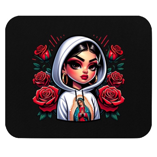Virgen de Guadalupe Our Lady of Guadalupe Mouse Pads