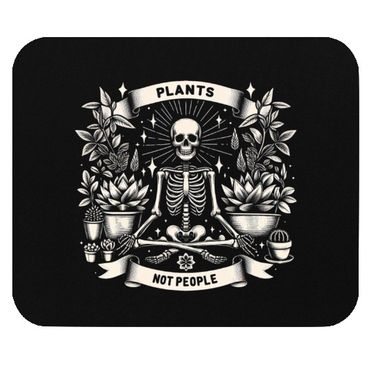 Plants Not People Mouse Pads