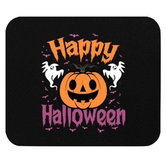 Trick Or Treat Happy Halloween Funny Pumpkin 2024 Mouse Pads