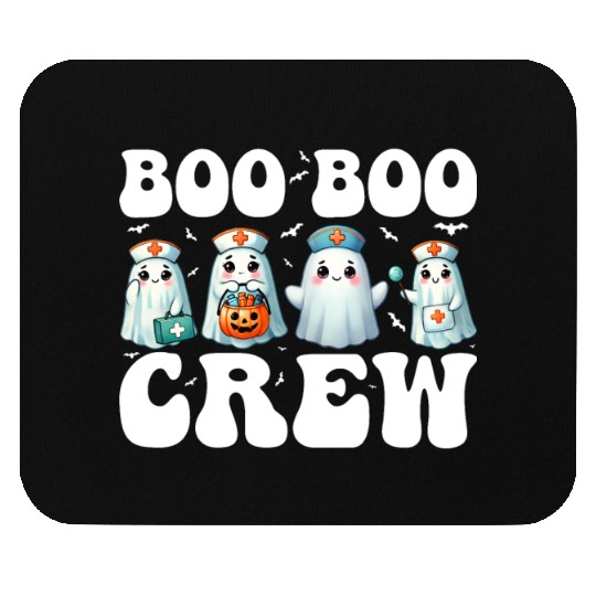 Boo Boo Crew Nurse Gifts Funny Halloween Costume Mouse Pads