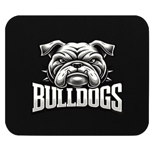 Bulldogs Mascot Back To School Team Spirit Mouse Pads