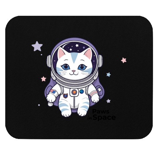 Paws in Space Mouse Pads