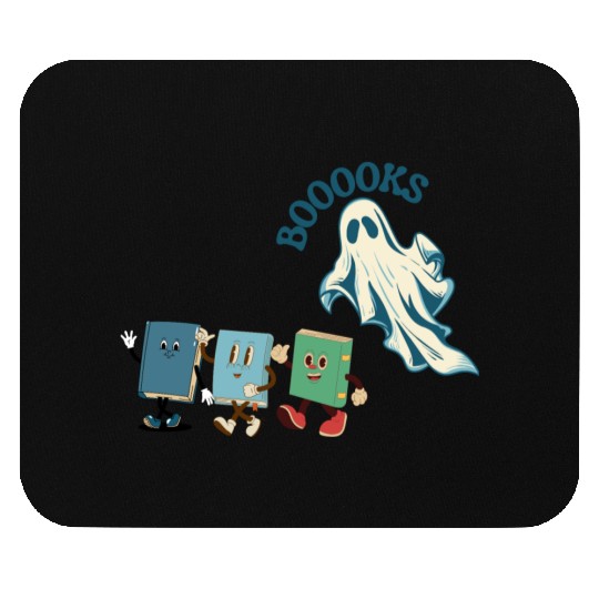 Ghost and Booooks! Mouse Pads