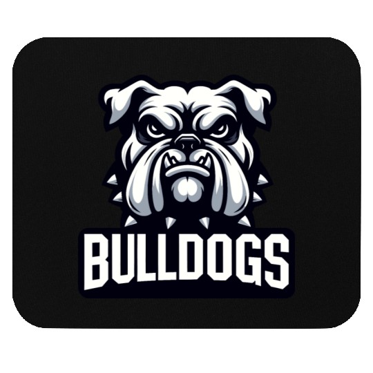 Bulldogs Mascot Back To School Team Spirit Mouse Pads