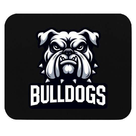 Bulldogs Mascot Back To School Team Spirit Mouse Pads